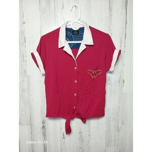 DC Comics Bombshells Tie Front Top Size XL